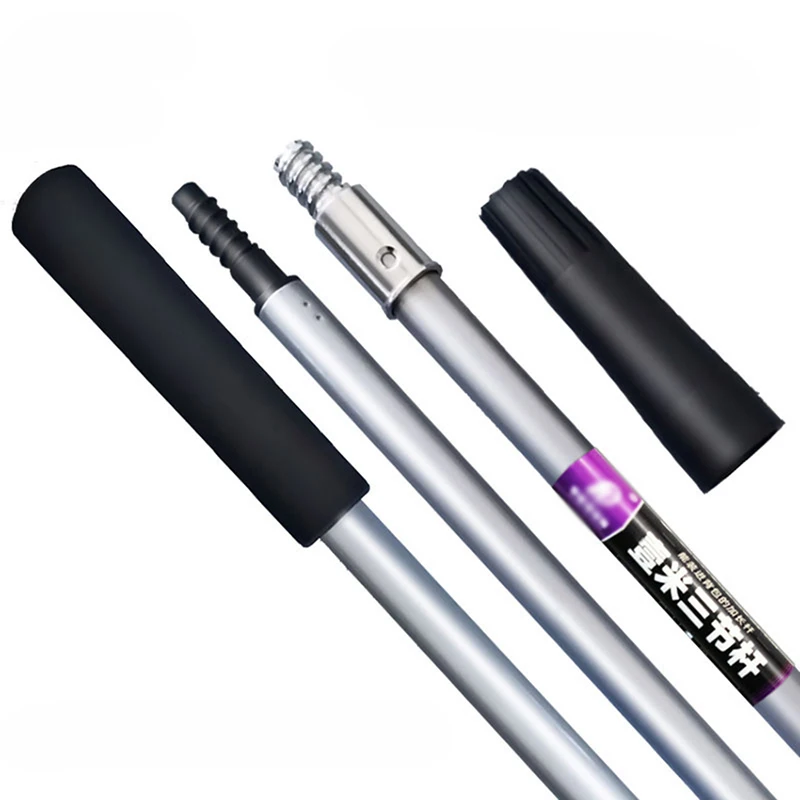 Extension Pole, 1 Meter Pole, Telescoping Paint Pole, Paint Roller Extension Pole ,Matter Rubber Handle,with Storage Bag 페인트 롤러