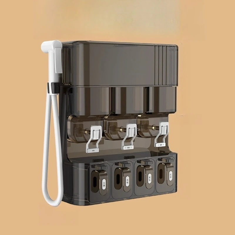 

seasoning box Household kitchen Wall hanging seasoning bottle Oil salt MSG storage box Seasoning tank Combination cooking box