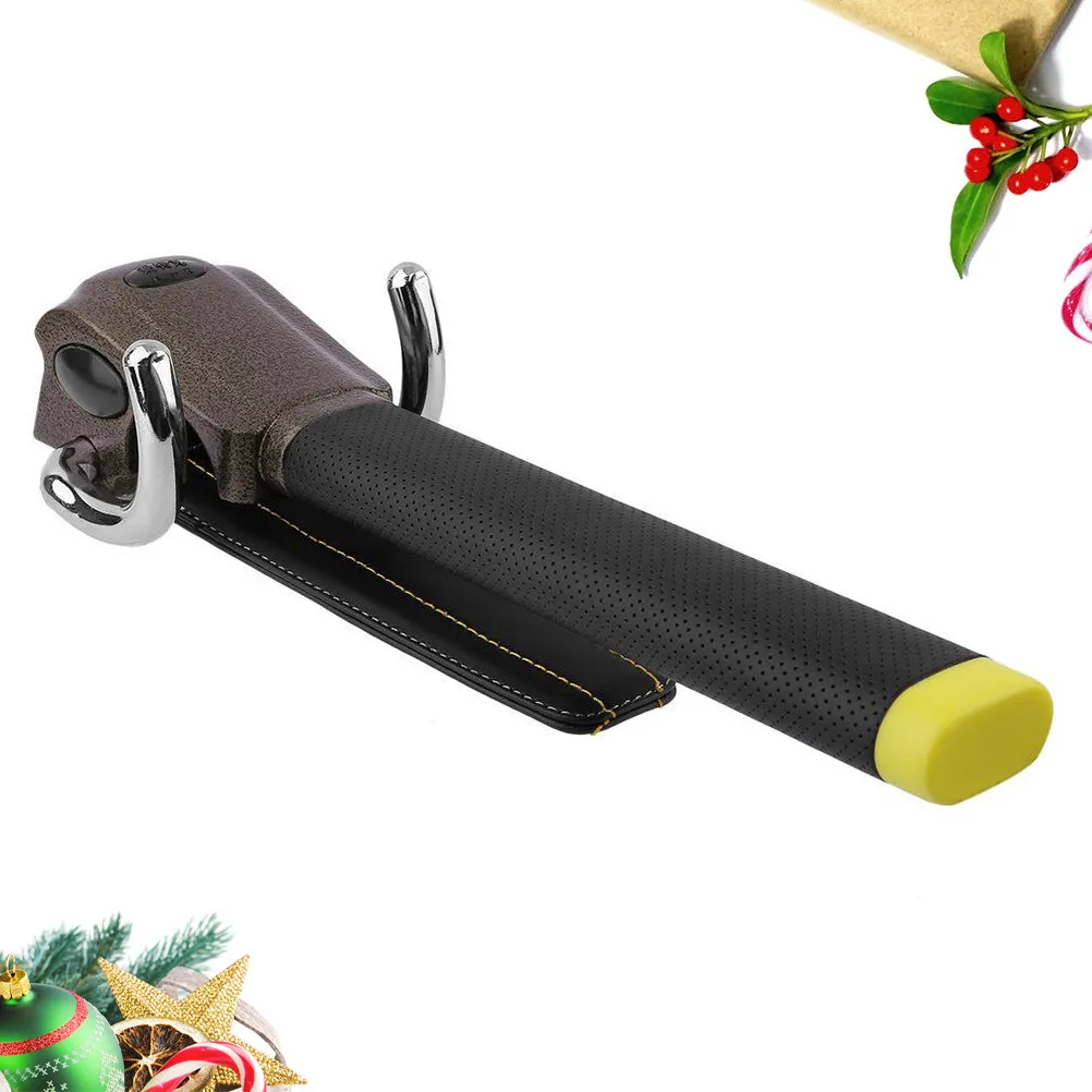 Aluminum Alloy 1 Car Steering Wheel Lock Foldable Adjustable Airbag Apron Anti-Theft Security Lock for Auto Vehicles