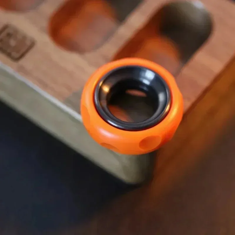 Fidget giroscópio edc gao edc queijo anel catraca anel mecânico descompressão brinquedo de metal adulto lazer entretenimento mesa brinquedo