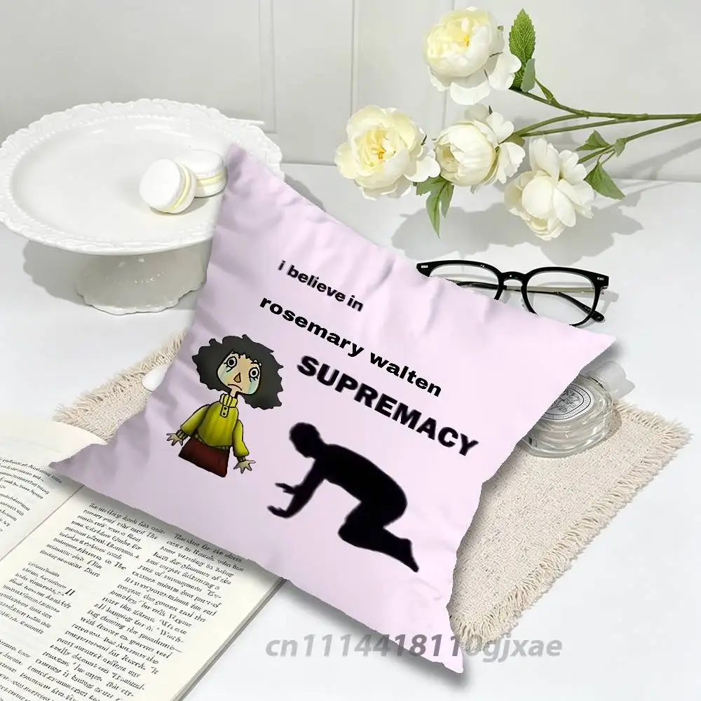 The W-Walten F-Files Rosemary Pillow Case For Home Bedroom Car Office Decoration Living Room Sofa Cushion Cover Suitable