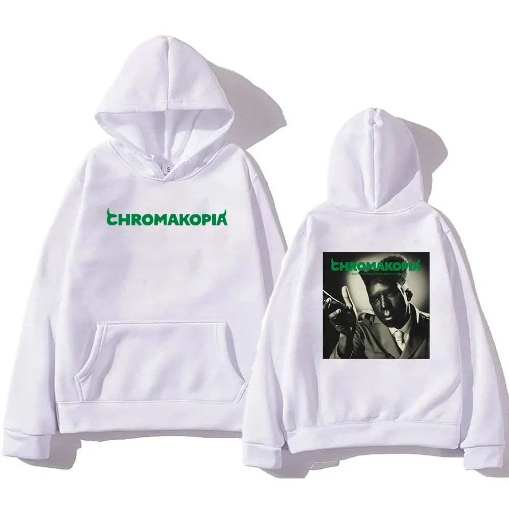 Tyler Lá Teremtő chromakopia Album kapucnis Szent CHROMA Nők hoodies harajuku Uniszex téli Garbó Pamut sportpulóver évjárat