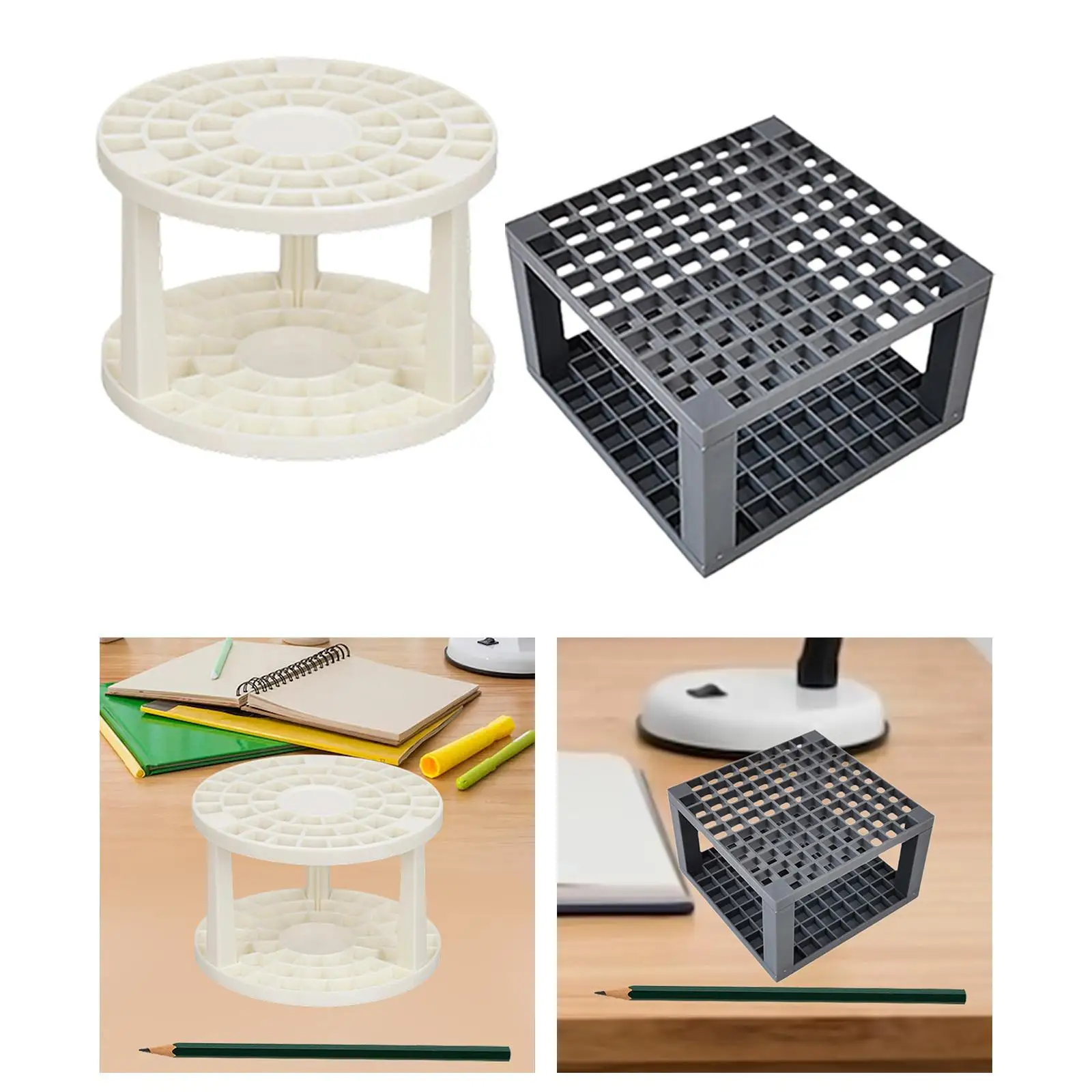 Pen Holder Office Supplies Art Studio Organization Marker Holder Makeup Brush Rack for Modeling Tools Pencils Pens Dresser Shop