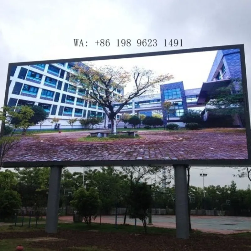 

P6 P8 P10 Durable Outdoor LED Screen High Brightness Fixed Installation Waterproof Panel for Long Term Commercial Advertising