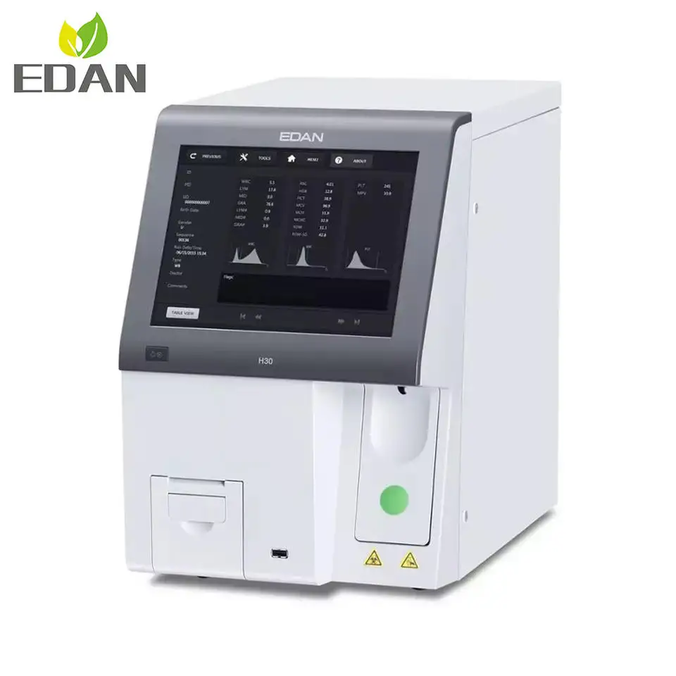 Edan H30 Pro Auto Hematology Analyzer Blood Cbc Machine Haematology Analyser