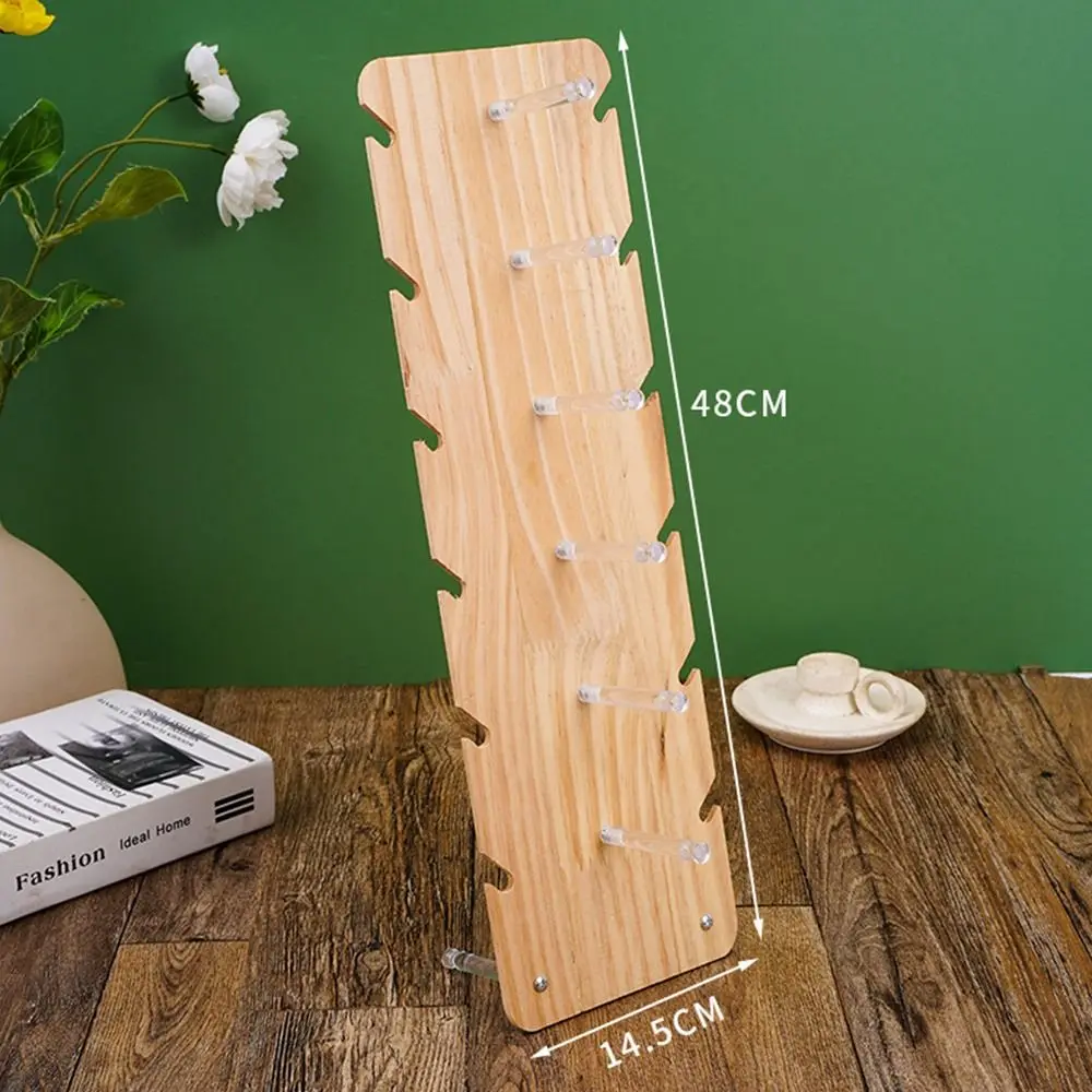 Multi-layer Showcase Penyimpanan Kayu Solid Berdiri Kacamata Organizer Rak Kacamata Bingkai Tray Kaca Mata Rak Display