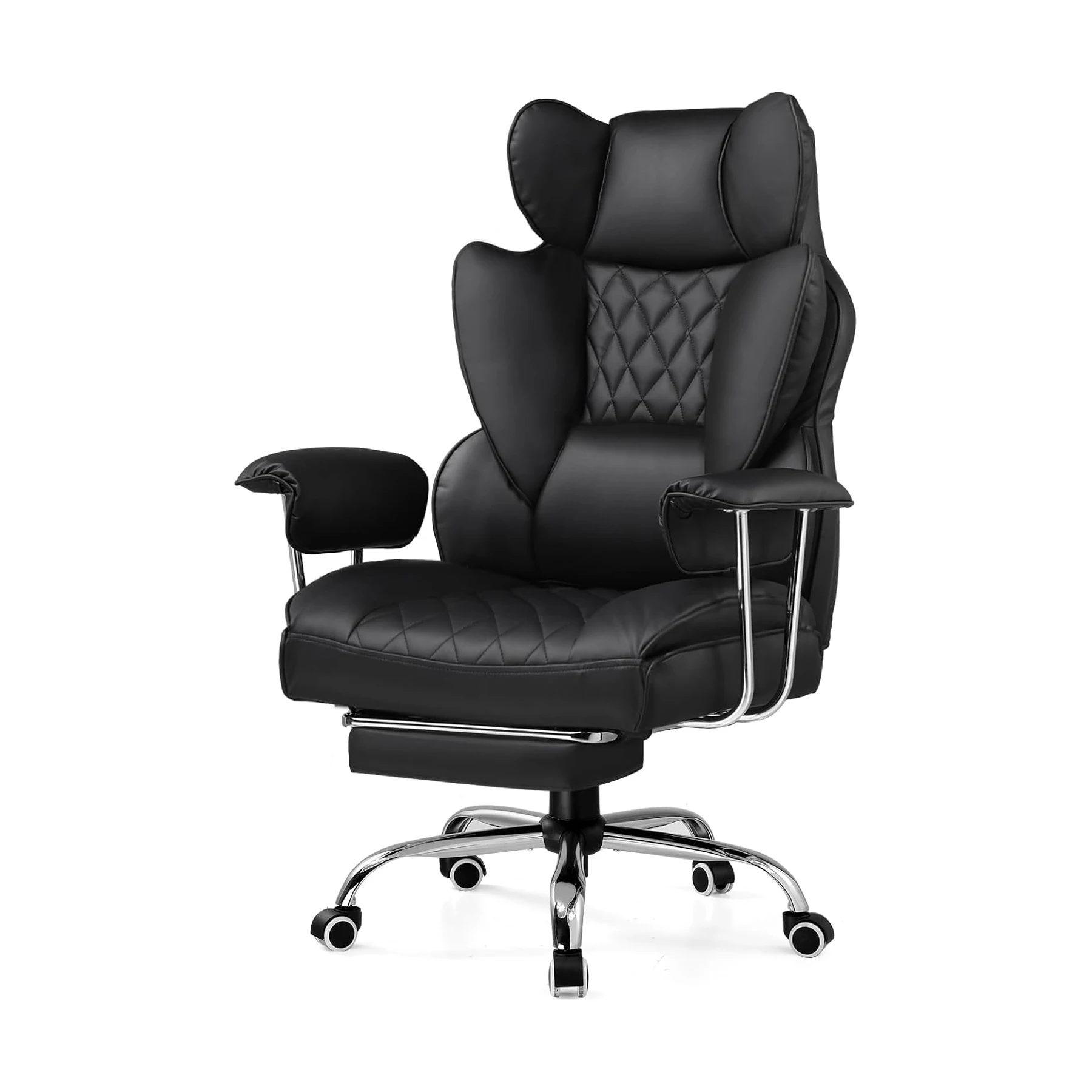 Gaming Chair,Office Chair with Pocket Spring Lumbar Support, Ergonomic Comfortable Wide Office Desk Computer Chair