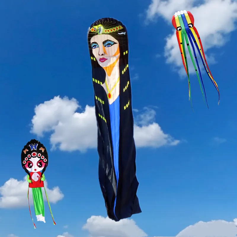 24 متر طائرة ورقية كبيرة تحلق لينة طائرة ورقية بكرة المظلة نسيج النايلون العملاق نفخ طائرة ورقية ثلاثية الأبعاد المهنية الرياح الطائرات الورقية النسر Parasailing