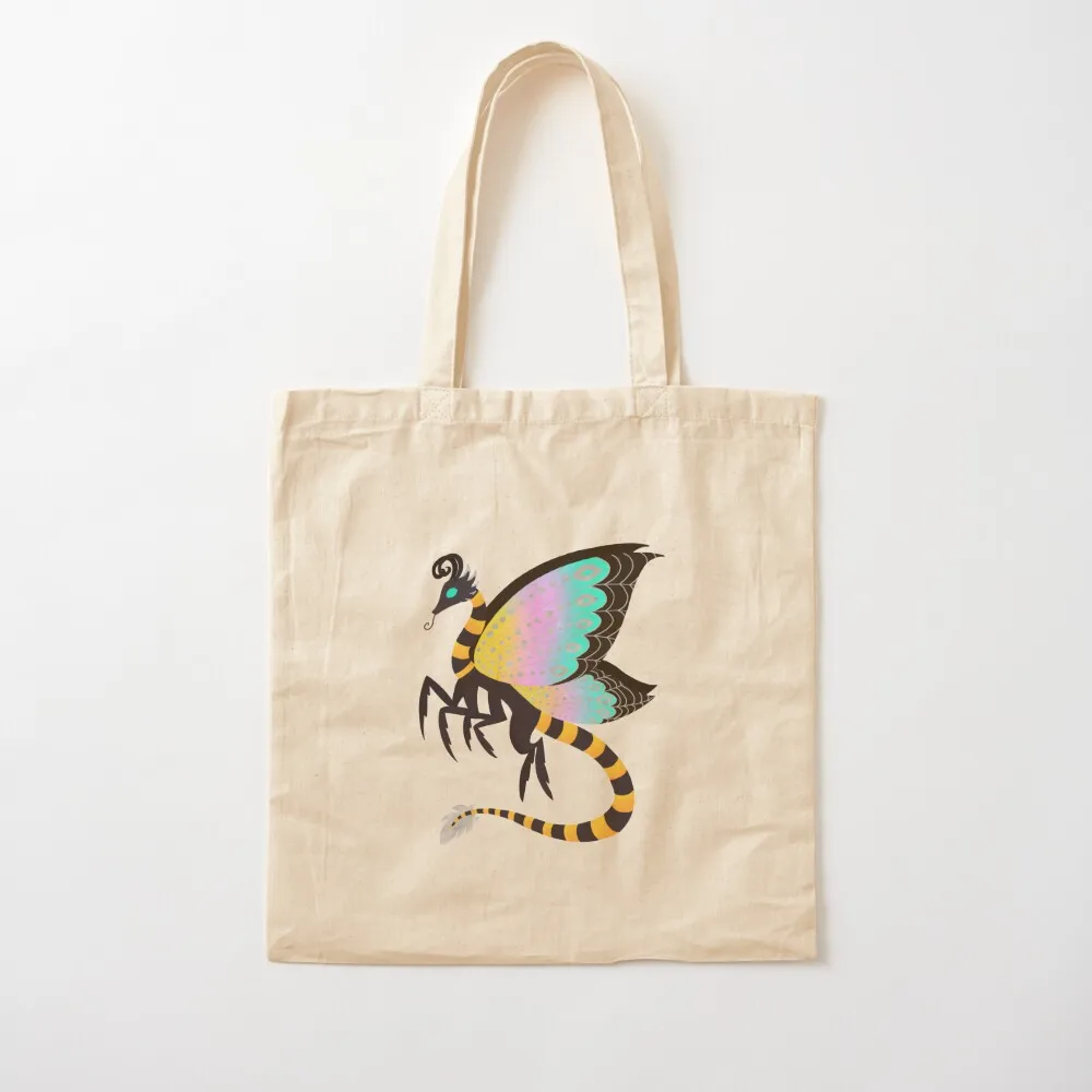 

Shiny Butterfly Dragon Tote Bag women bag woman shopping bag shopper women canvas Canvas Tote