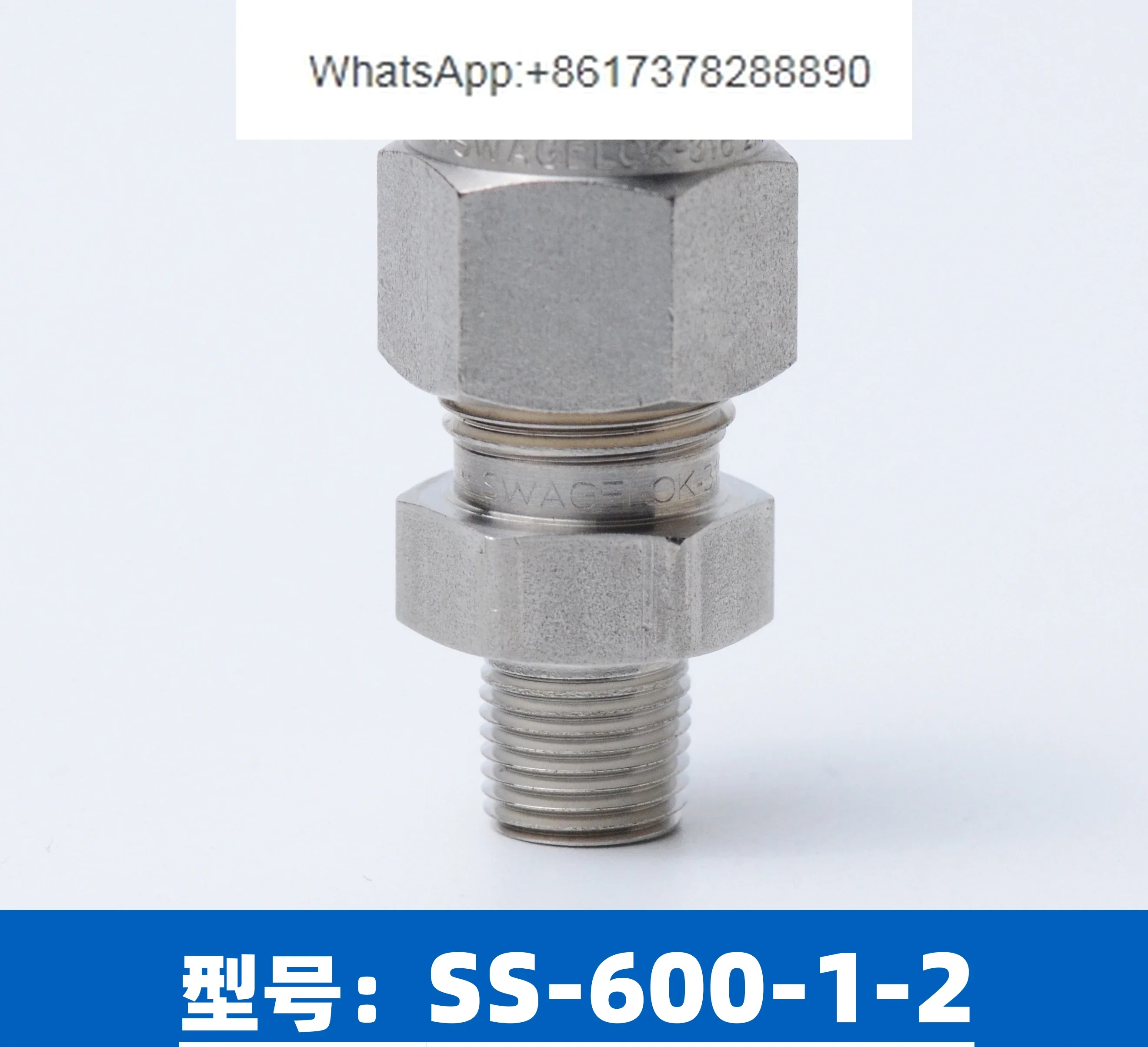 End point NPT pass-through connector NPTM connector, external SS- 400-1-4