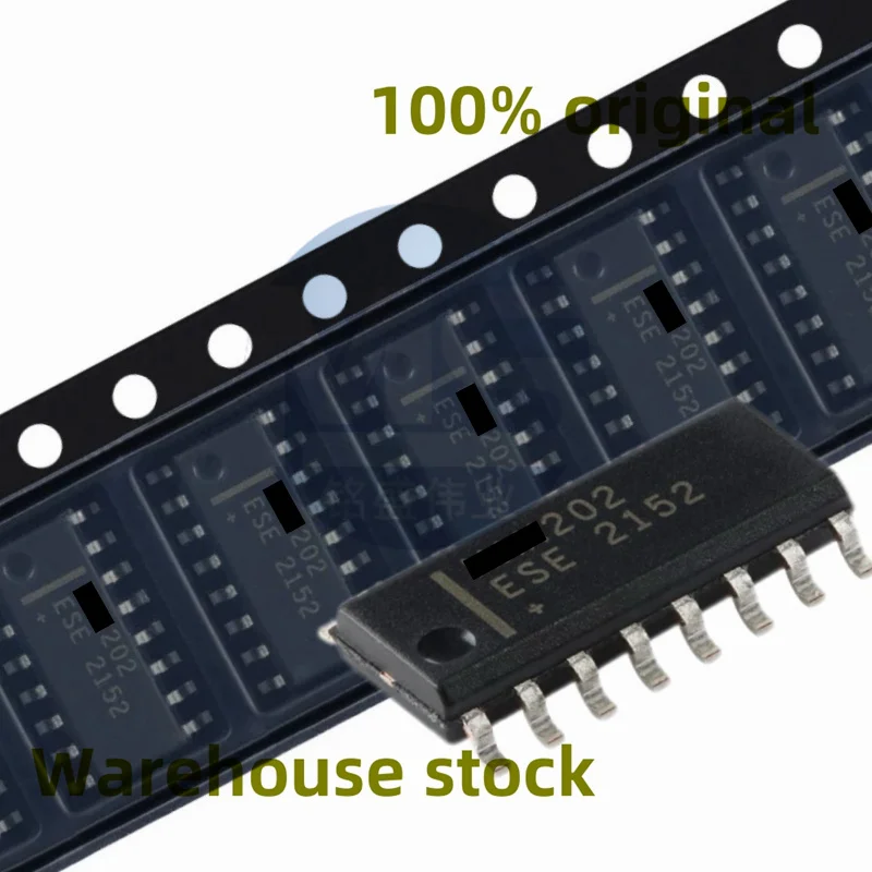 5PCS 100% new MAX202ESE+T MAX202ESE patch SOP-16+5V RS-232 transceiver chip 0.1 µ F external capacitor