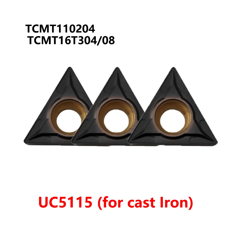

100% Original TCMT110204 UC5115 TCMT16T304 TCMT16T308 TCMT16T308-MK MC5005 MC5015 Carbide Inserts TCMT 110204 16T304 16T308