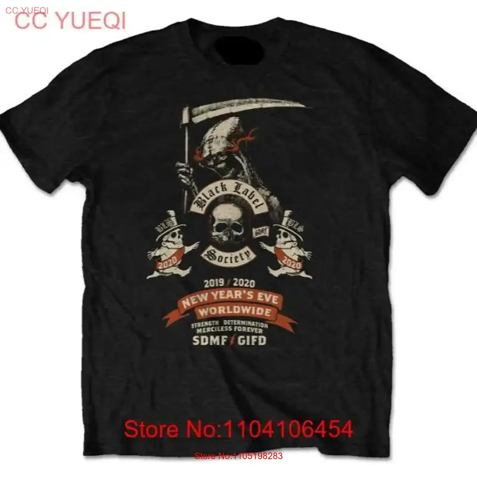 تي شيرت Black Label Society تي شيرت رائج لعيد الميلاد عتيق مغسول مصمم ملابس عصرية مريحة غير رسمية ملابس الشارع للجنسين #1
