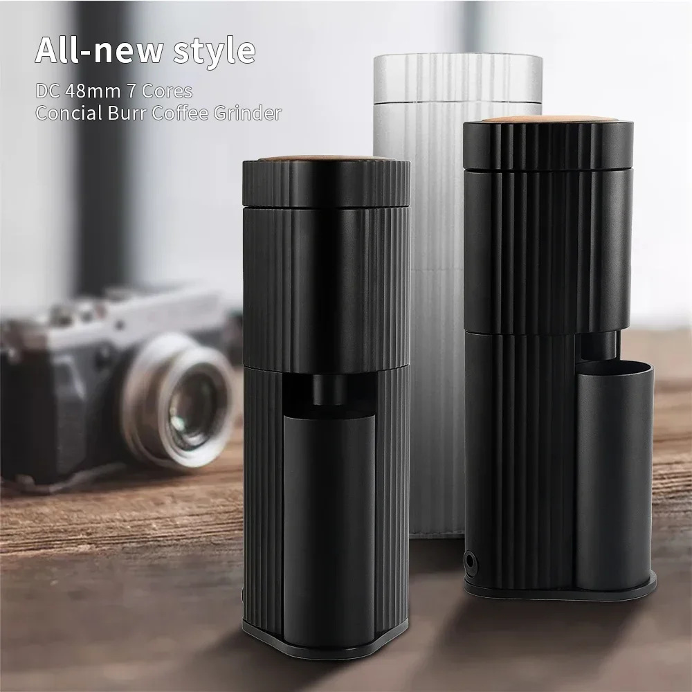110 فولت-240 فولت CAFEMASY الذكية مطحنة القهوة الكهربائية الصغيرة 420 الفولاذ المقاوم للصدأ التلقائي الفول مطحنة المحمولة ماكينة إسبريسو طاحونة #6