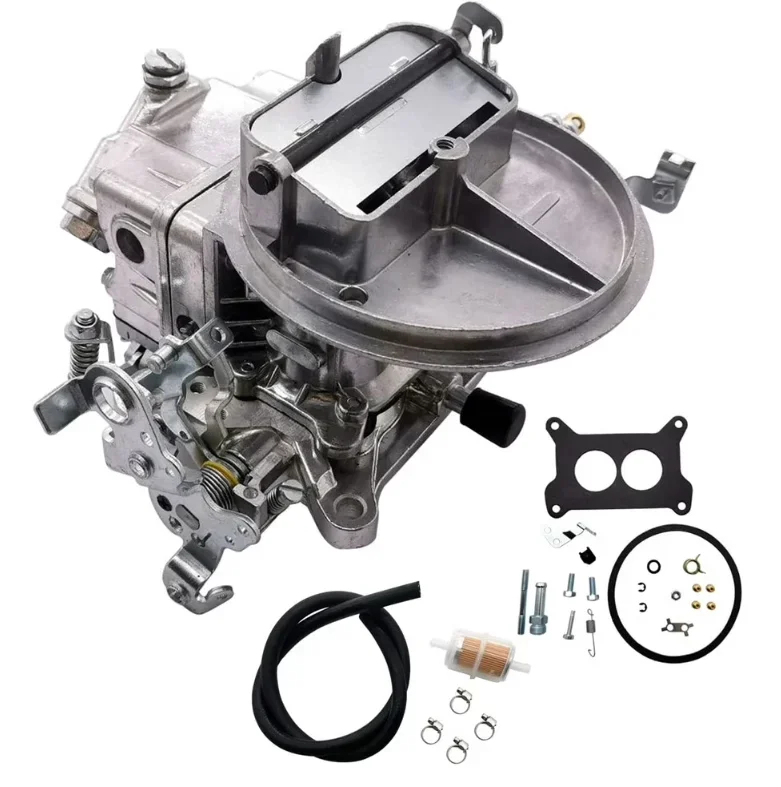 0-4412S Carburetor for 2300 500 CFM 2 Barrels with Manual Throttle, Compatible with GMC CJ5 CJ7 F100 LA360