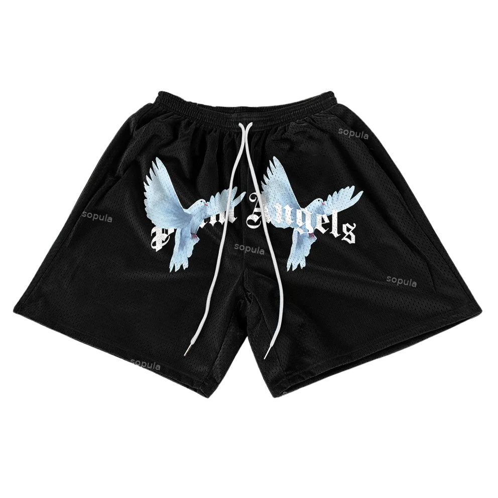 

Dove Peace Tide Brand Print Casual Street Shorts Sport Training Breathable Fashionable Shorts Quick-drying Fashion Streetwear