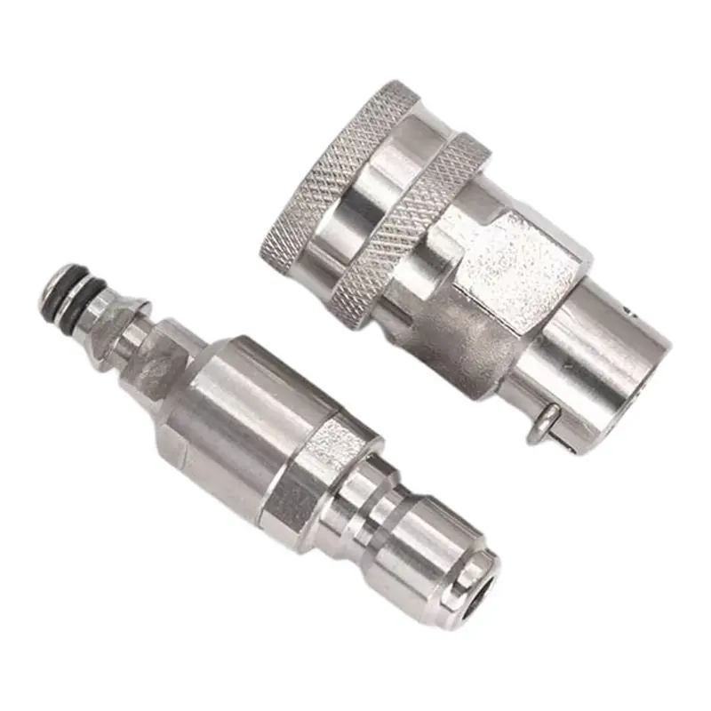 【AA86】High Pressure Washer Accessories 3/8 Quick Plug Anti-Tangle Adapter Connect Hose And Water Washing Machine For Karcher