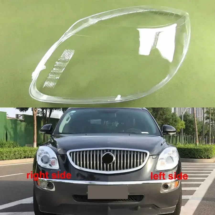 For Buick Enclave 2009-2013 Headlight Cover Lampshade Case Transparent Headlamp Shell Lens Plexiglass Auto Replacement Parts