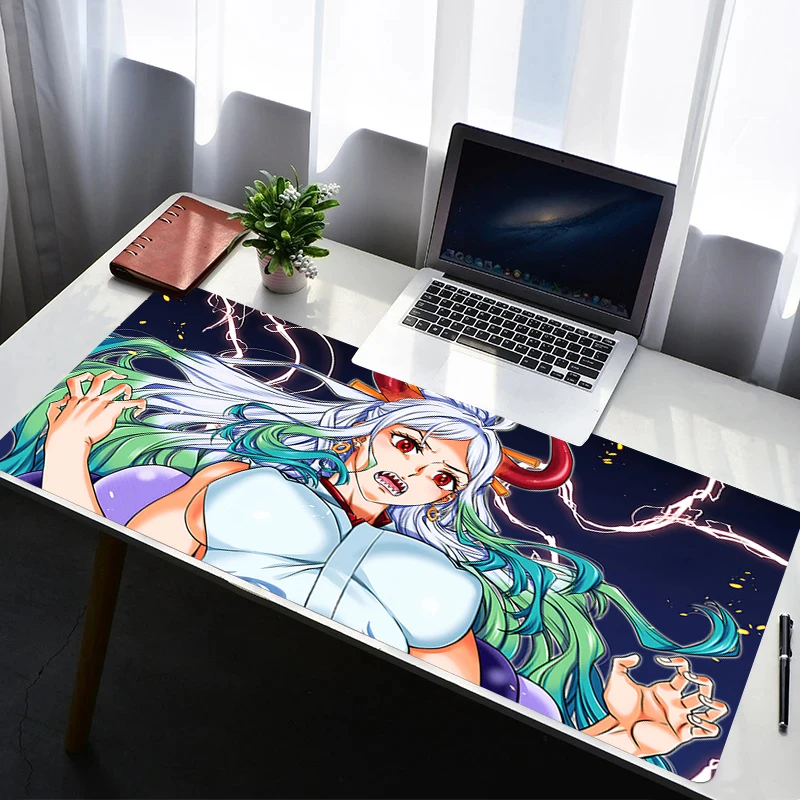 

Mouse Pad PC Non Slip Rubber Mousepad Laptop Gamer Cabinet Keyboard Pad Office Computer Gaming One Piece Yamato Desk Mouse Mat
