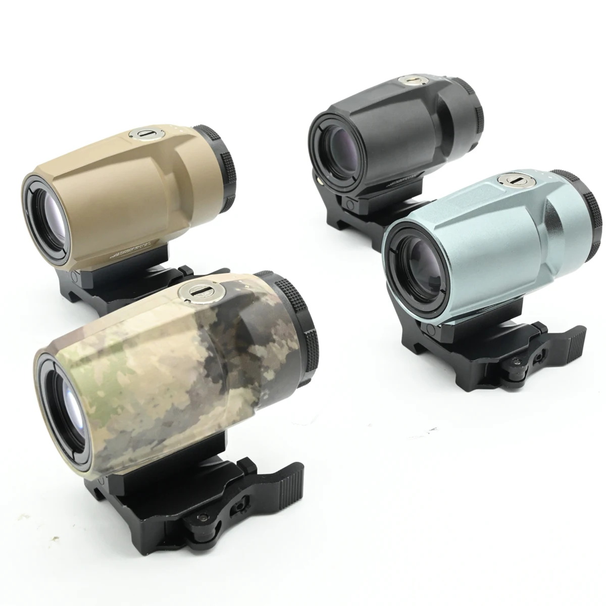 NEW 8T+J3 AM* 3X Magnifying Glass Combo NV Function Holographic Red Dot Optics Sight Reflex Scope Earthquake-proof
