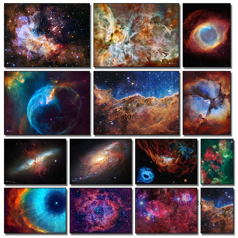 Galaxy Cosmic Nebula Poster Rose Nebula Orion Nebula Poster Canvas Print Painting Home Decoration Paingting