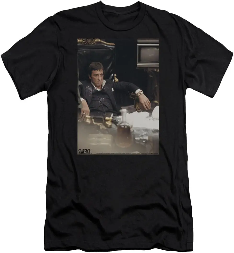 A&E Designs Scarface Shirt Sit Back Premium Canvas T-Shirt