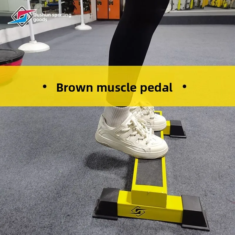 

Gastrocnemius Силовые тренировки Положение стоячи Подъем пятки Упражнения Фитнес Педаль Тренажер для растяжки икр Отскок