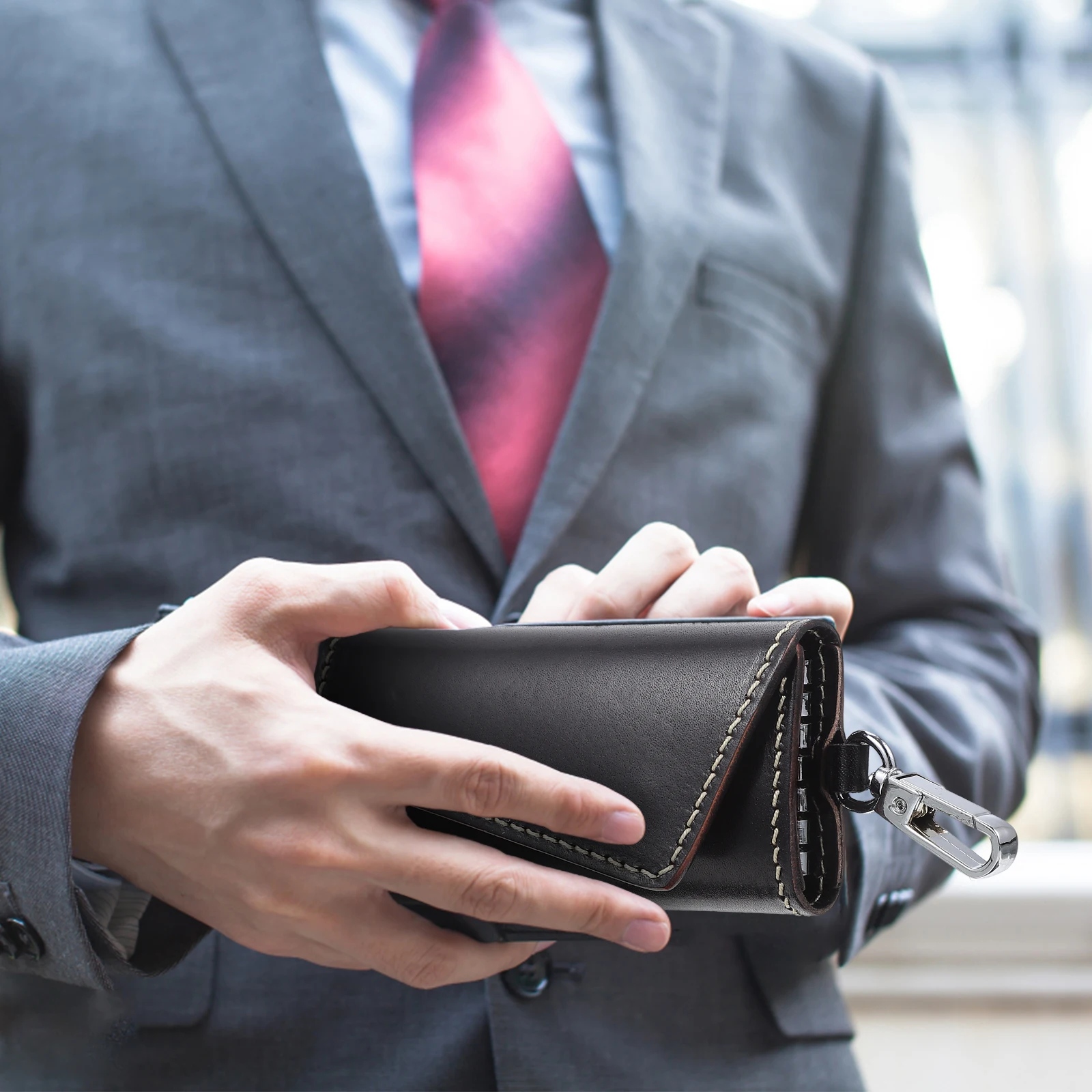 

Stylish Universal Door Pouch Protective Storage Pouch Portable Compact Lightweight Case For Old Keys Key Organizer Door