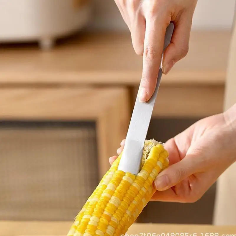 Corn Stripping Tool Manual Corn Peeler Stripper In Stainless Steel Fast Corn Cob Separator Food Preparation Kitchen Gadget For