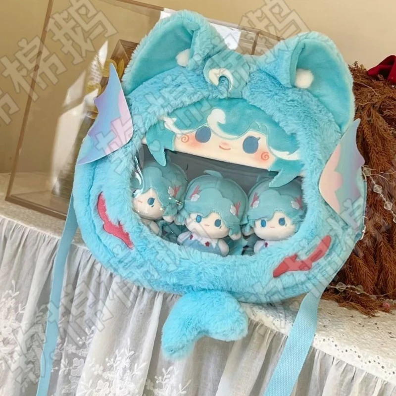 Anime Game Honor of Kings Dolia Kawaii Face Cosplay Soft Backpack Lolita Girls Itabag Cartoon Funny Fans Collection Decor Gifts