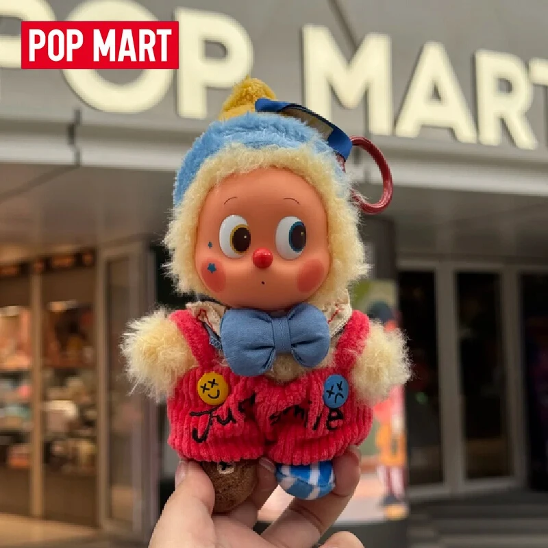 POPMART لماذا سلسلة جدية جدًا صندوق أعمى المعلقات عمل الشكل لطيف لهب مهرج الشكل هدايا الهالوين Dimmo Labubu صناديق أعمى