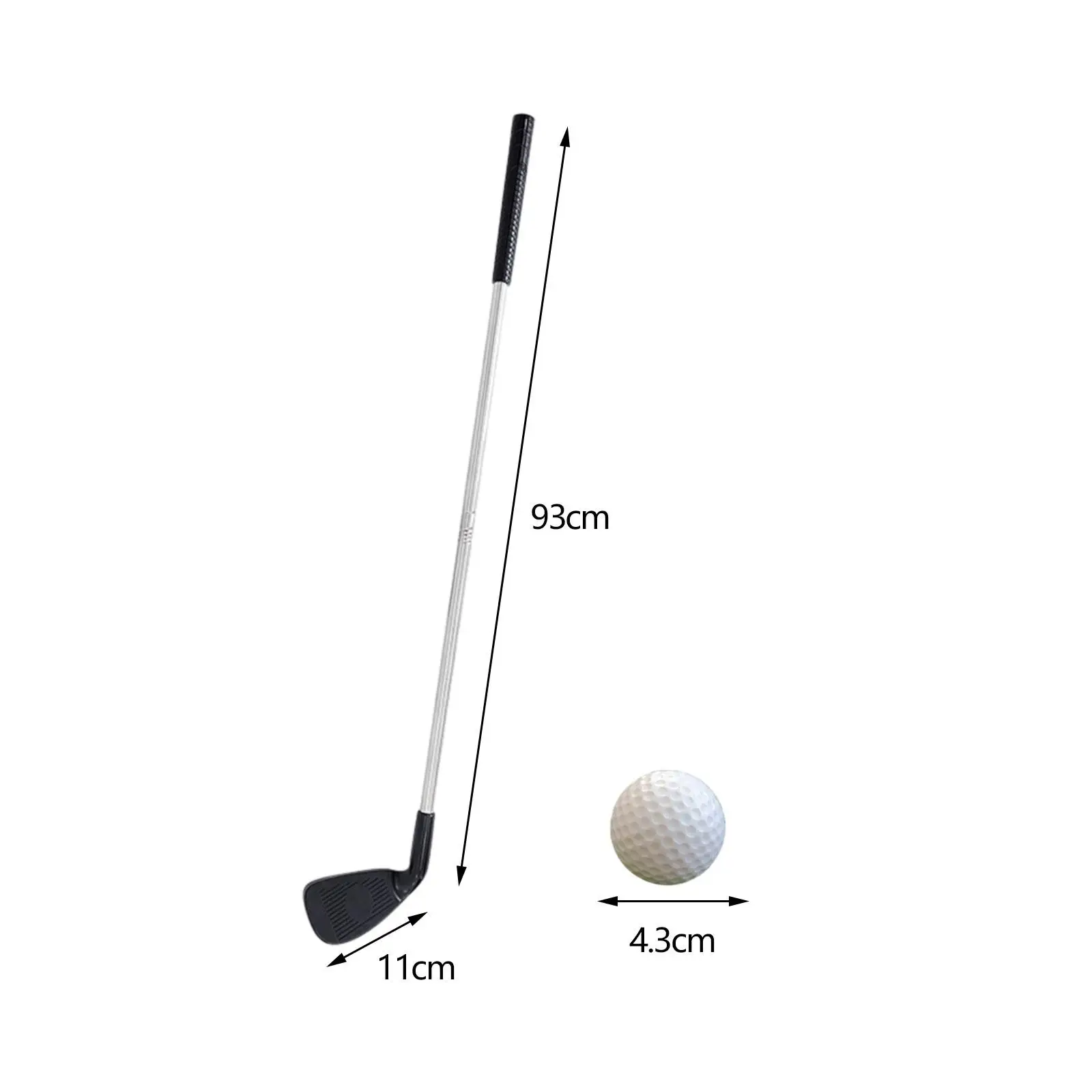 Golf Chipper with 2 Golf Balls Golf Chipping Practice Club Portable Golf Shaft for Adults Children Outdoor Toy