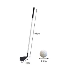 Golf Chipper with 2 Golf Balls Golf Chipping Practice Club Portable Golf Shaft for Adults Children Outdoor Toy