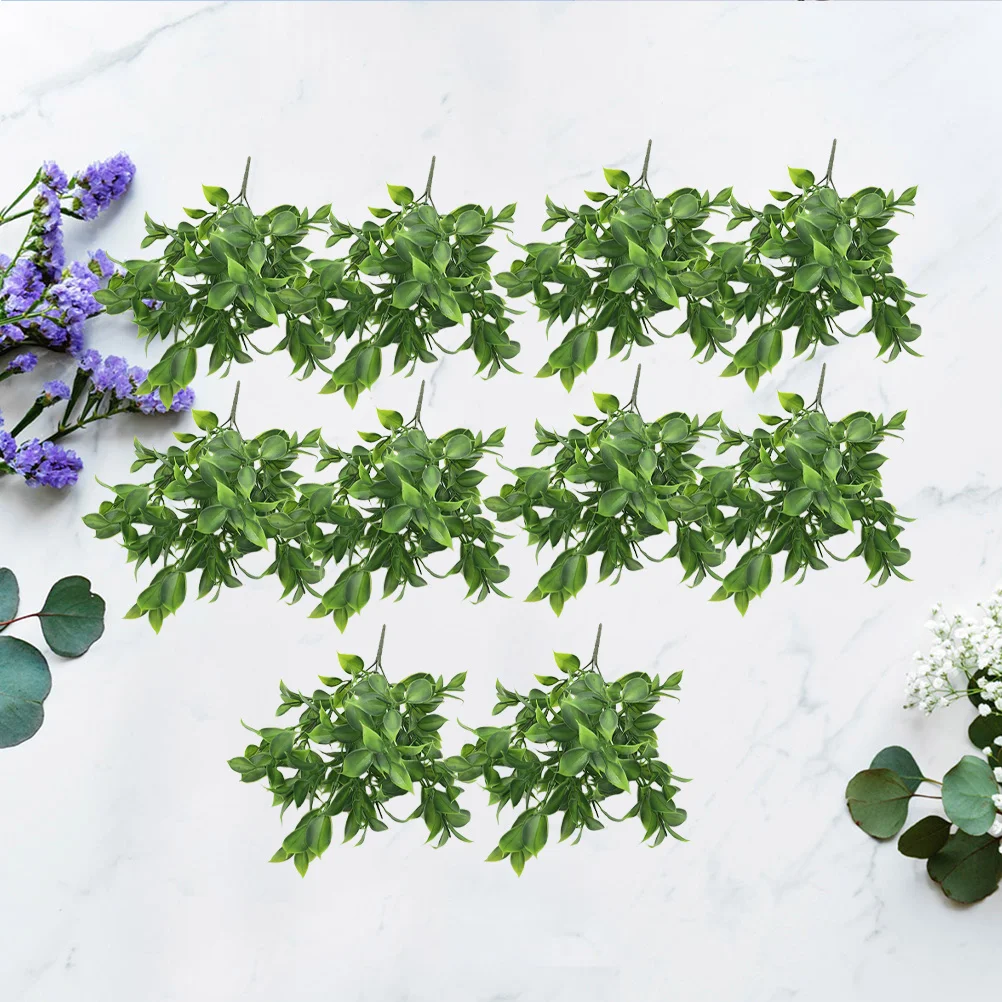 

10Pcs Fake Flowers Artificial Flower Decoration Simulated Greenery Bunch for Wedding Christmas Garden Indoor Outdoor Decor