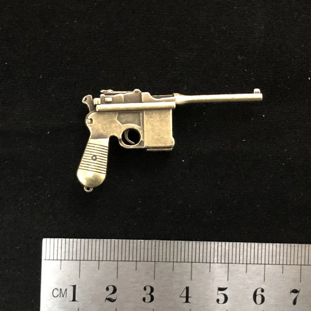 1/6 Scale Mauser Alloy Gun Model Military Pistol Weapon Static Toys for 12'' Action Figure Accessories Cannot Shooting