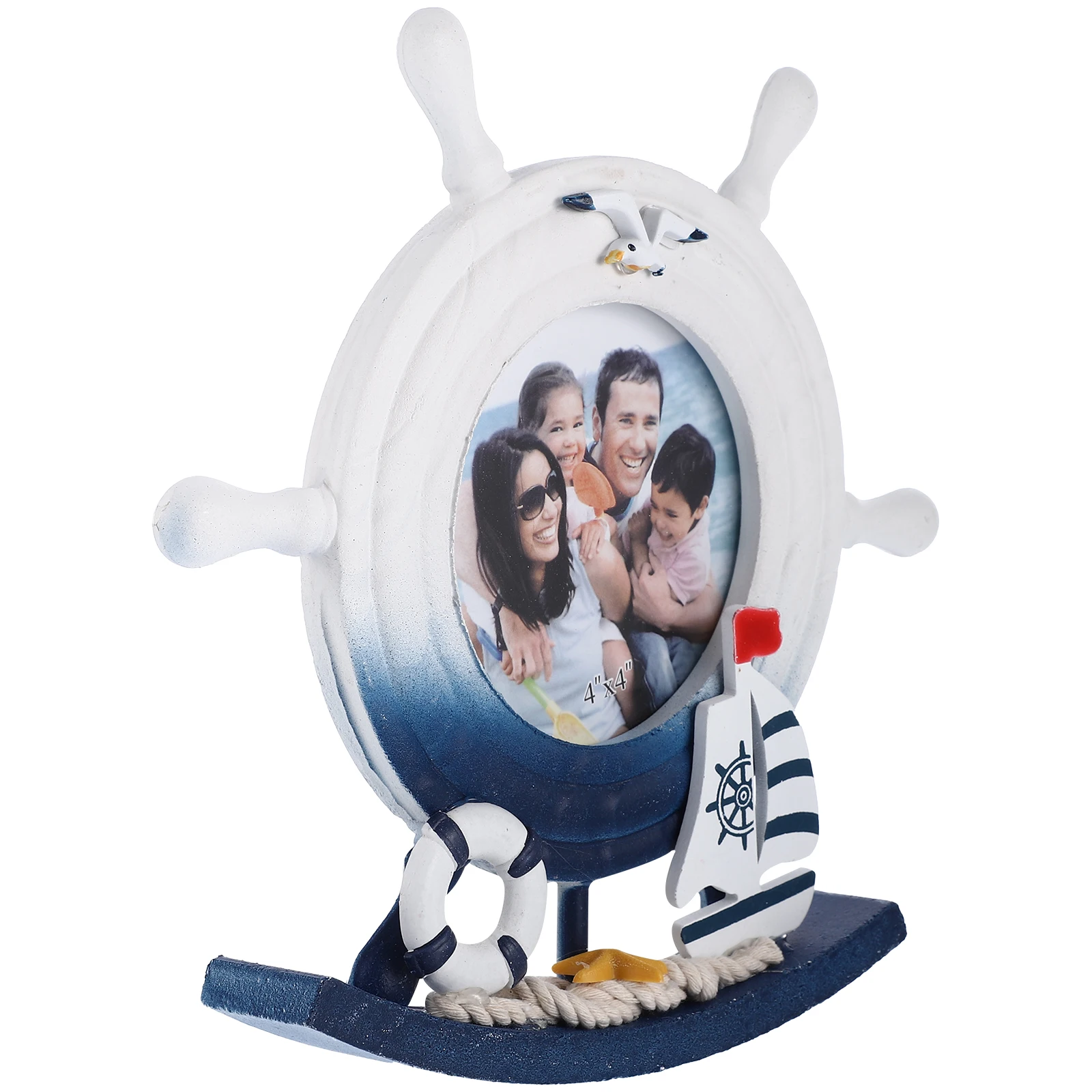 

Creative Photo Frame Nautical Holder Swing Display Craft Gift Idea Bedroom Study Living Room Decor
