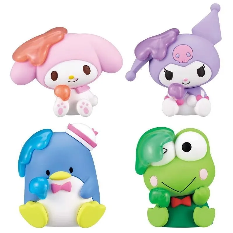 

TOMY Оригинальные 4 шт. Gashapon Jam Jelly Sanrio Персонажи 2 ...”ál симптоálál Завдом Игрушки Для Детей Подарок Коллекционная Модель Украшения
