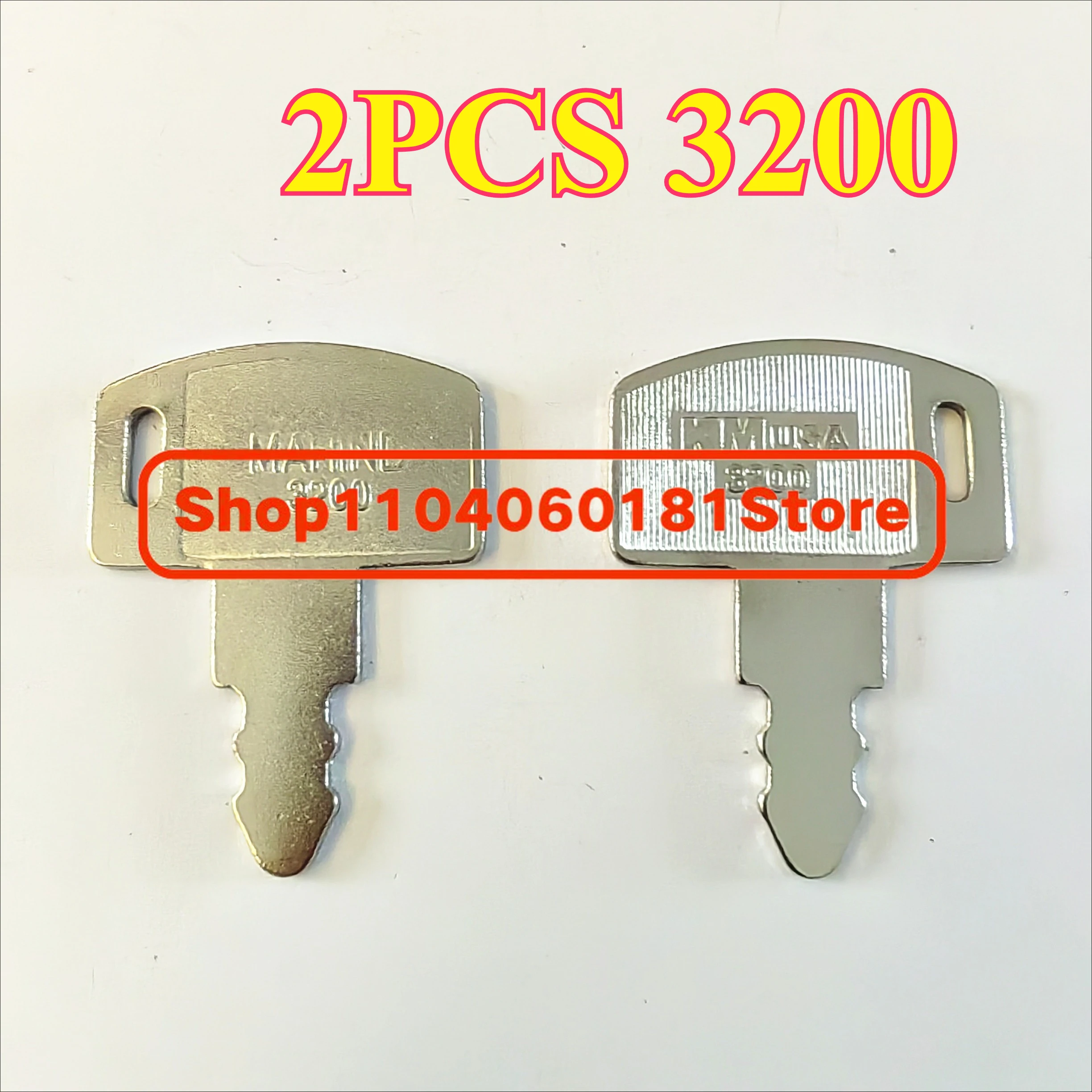 

2 шт. 3200 ключей 12657078720 ключ зажигания для трактора Mahindra 2310 2810 3510 4110 двигателя