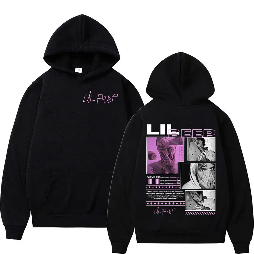 

Rapper LIL PEEP Tour 2025 Album print hoodie Men's Women Hip Hop Oversized Sweatshirt fashion Fleece pullover hoodies streetwear