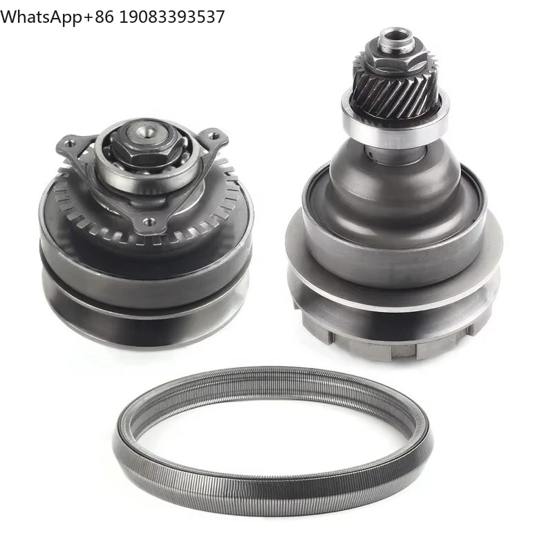 Auto Teeth CVT Pulley and Chain Assembly Set Fit for Nissan Altima for Infiniti JX35 QX60 Murano Oathfinder