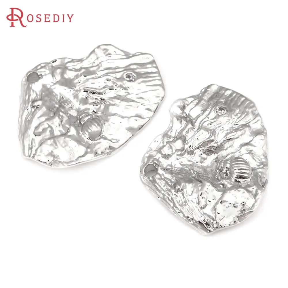 

6 шт. Платиновый цвет латунь и циркон пляжные ракушки Подвески высокого качества Diy ювелирные изделия ожерелье серьги аксессуары