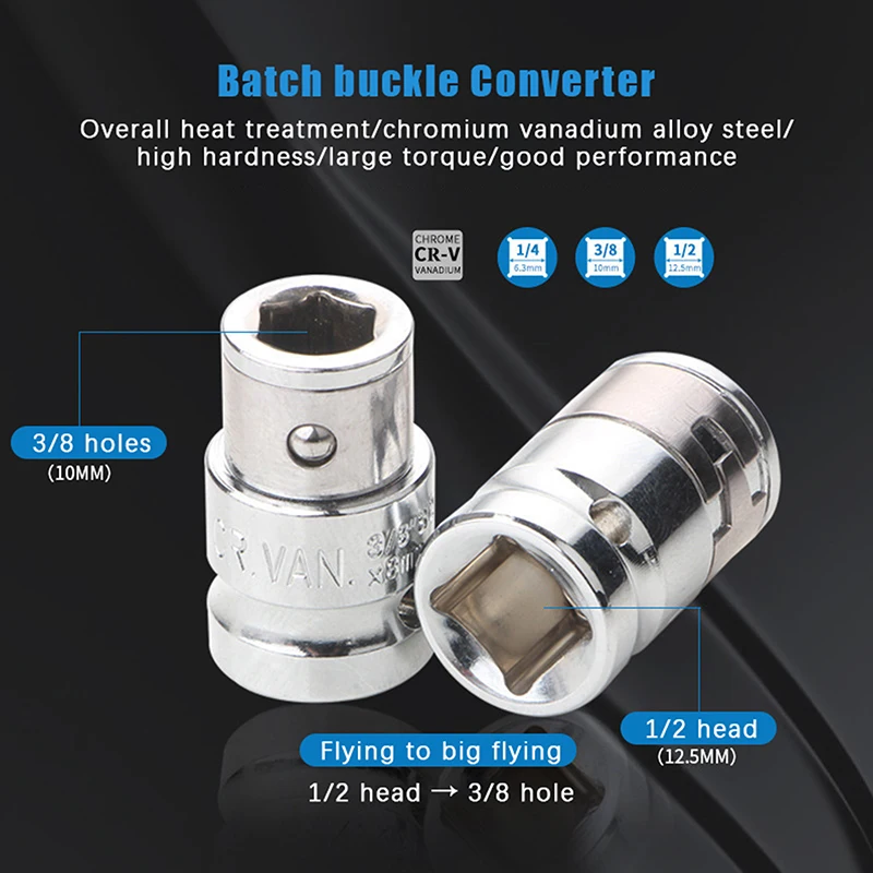 Hex Shank Socket Bits Converter Socket Adapter Impact Socket Conversion Adapter Tool Install Replace Repair Tools