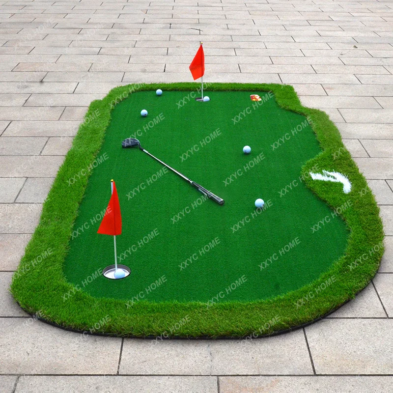 Customized Size New Indoor Golf Green Putter Practice Device Set Office Practice Blanket