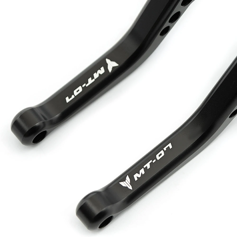 

Laser Logo MT07 Short Adjustable Motorcycle Brake Clutch Levers For Yamaha MT-07 2014-2022