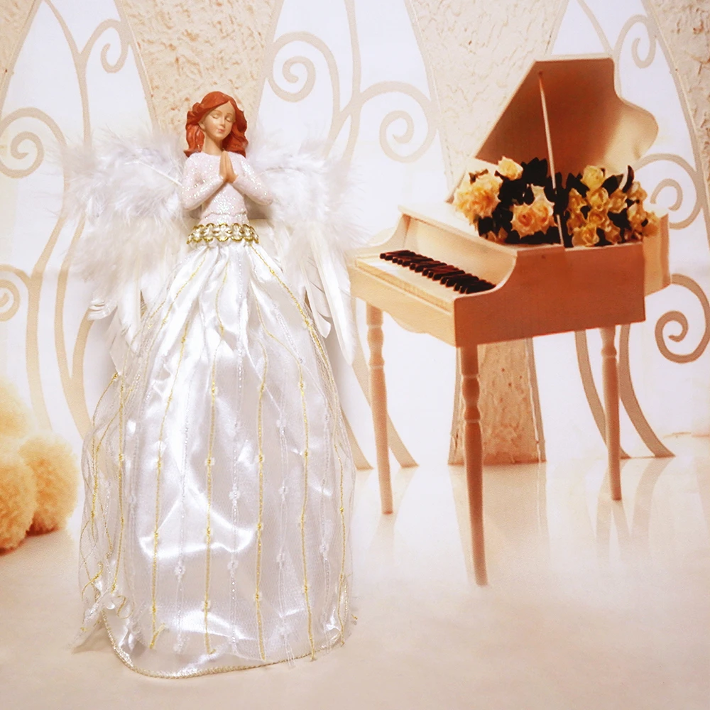 Angel Dolls Ornaments Home Decorations Christmas with Wing Festive Birthday Gift for Kids Hogar Decor Decoración De Ángel