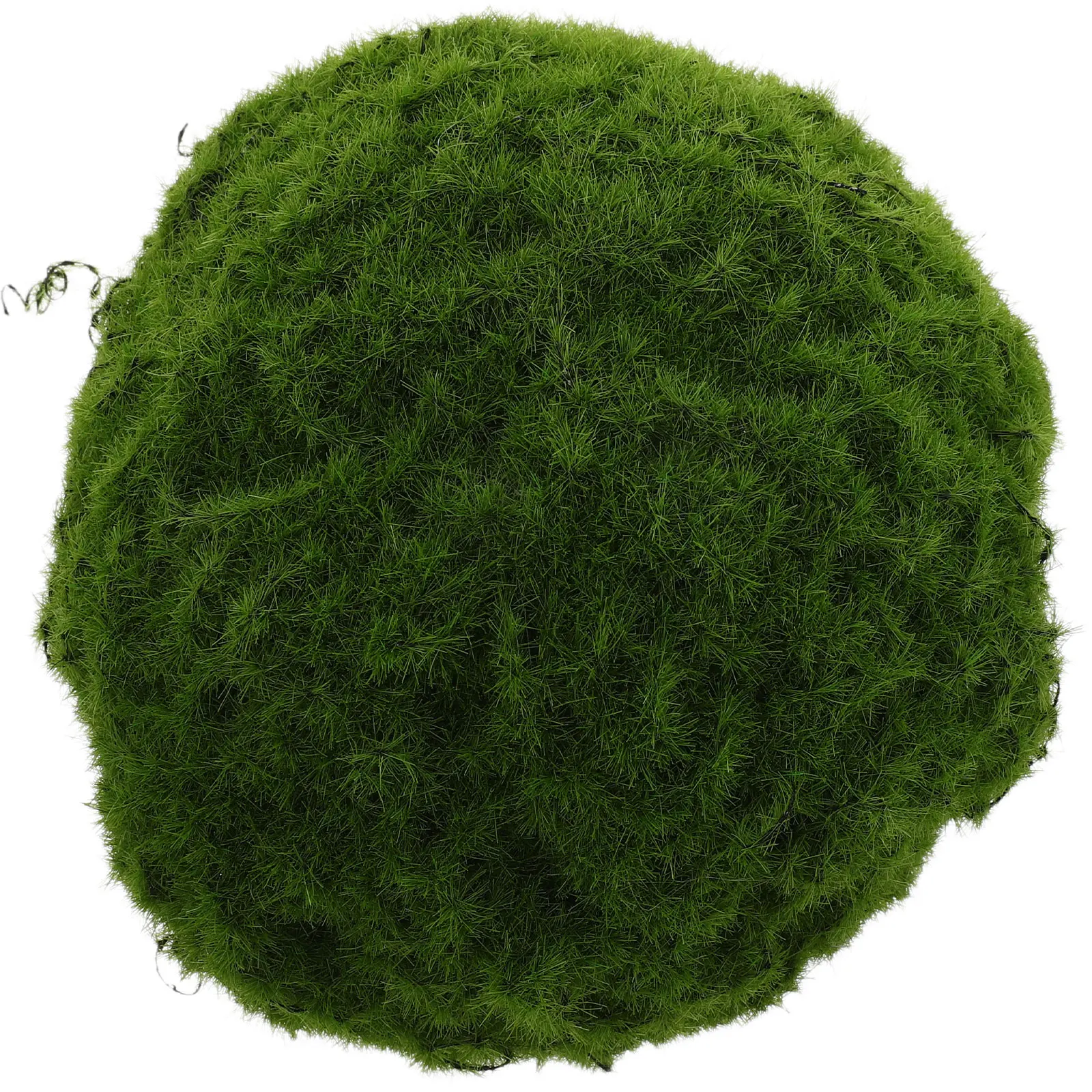 

2 Pcs Simulated Moss Ball Decorative Artificial Topiary Fake Dried Balls Decors