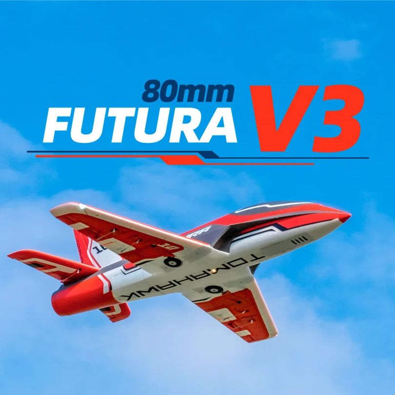 FMS RC Airplane Plane 80mm Futura V3 Ducted Fan EDF Jet High Speed Racing 6S 6CH With Flaps Retract EPO PNP Model Hobby Aircraft