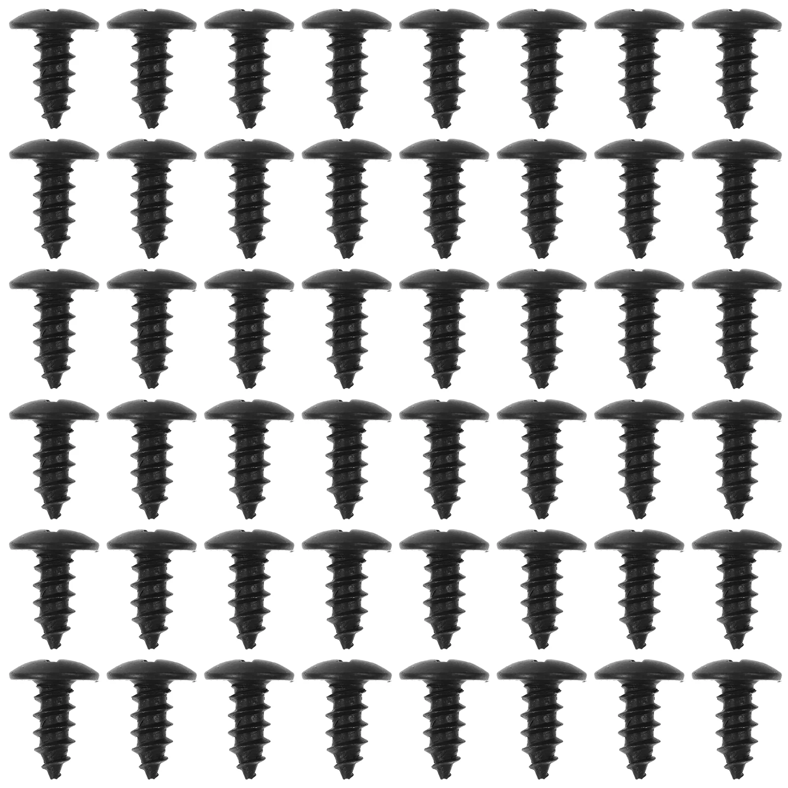 

100 Pcs Wood Screw Fasteners for Home Improvement Mini Furniture Miniature Screws Black Tiny Small