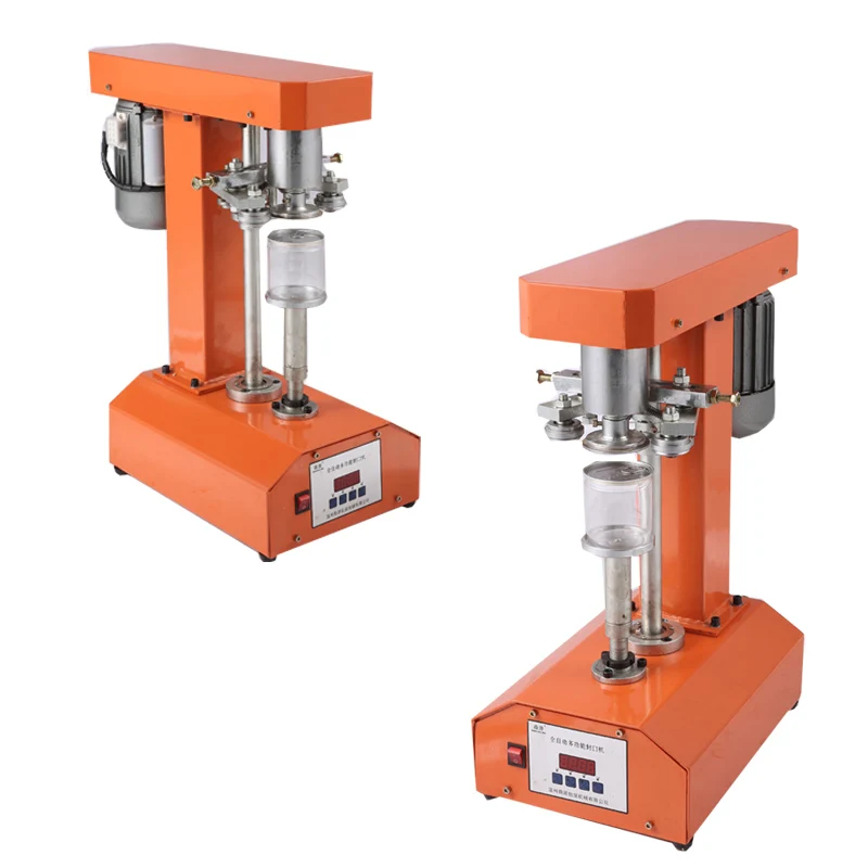 

High Speed Semi-automatic Aluminum Can Sealing Machine Tin Can Sealing Machine Suitable for sealing a variety of round cans