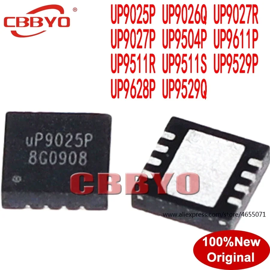 (1piece)100% New UP9025P UP9026Q UP9027R UP9027P UP9504P UP9611P UP9511R UP9511S UP9529P UP9628P UP9529Q QFN Chipset